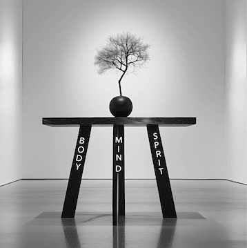 The 3-Legged Table of Well-Being:
